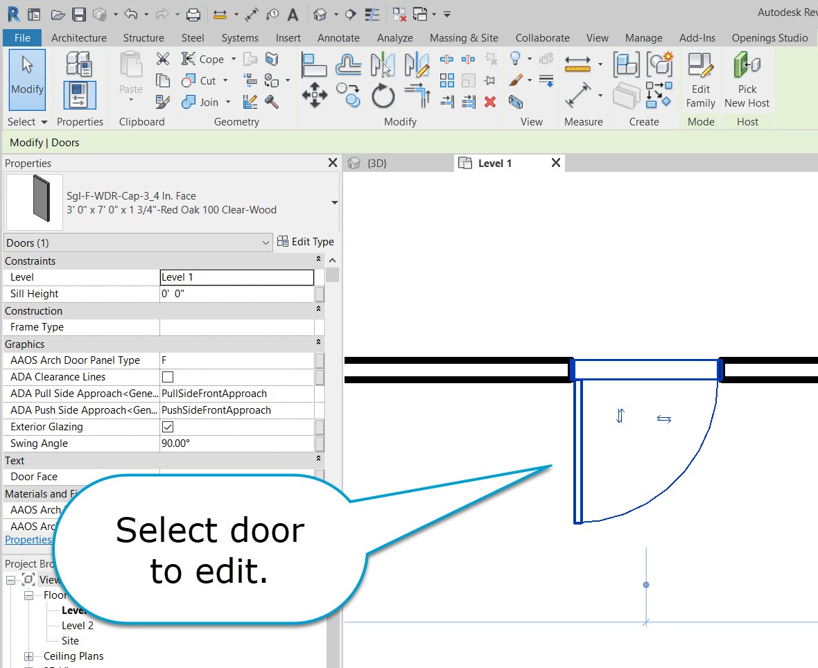 Open-Door - Digitteck - Plugins and Add-ons for Revit