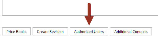 Authorized users button