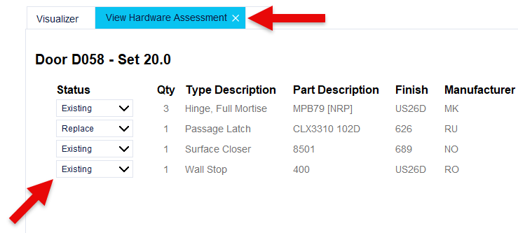 Screenshot showing Hardware Assessment screen in Visualizer.
