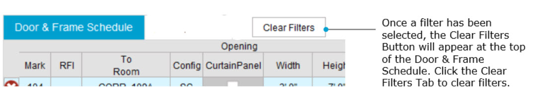 Clear Filters Button