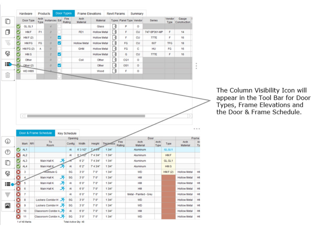 Column Visibility Fix