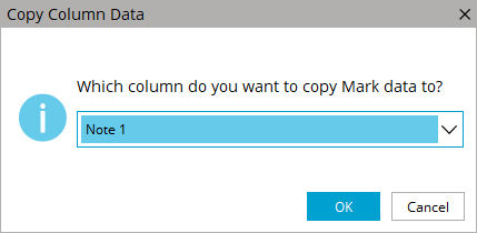 Copy column list