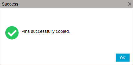 Copy success