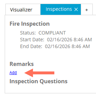 Add for Remarks section