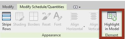 Highlight in model