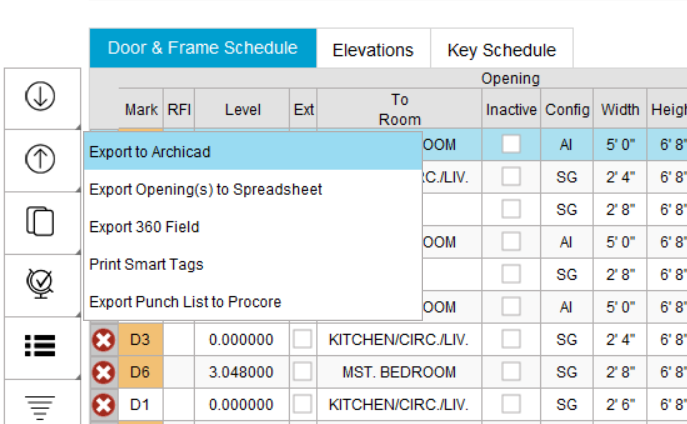 export to archicad