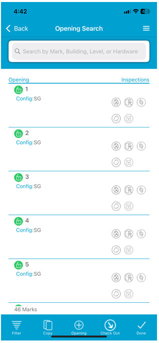 Loaded openings