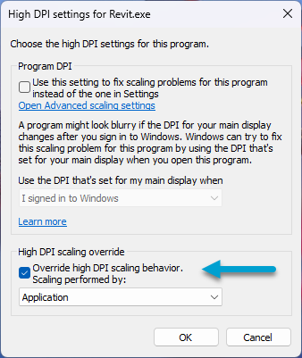 Why is my analyze wizard squished with Openings Studio? High DPI Scaling Override