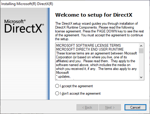 DirectX Runtime - Download