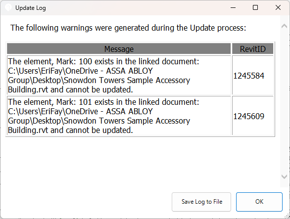 Update Log