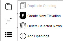 Door Schedule Toolbar